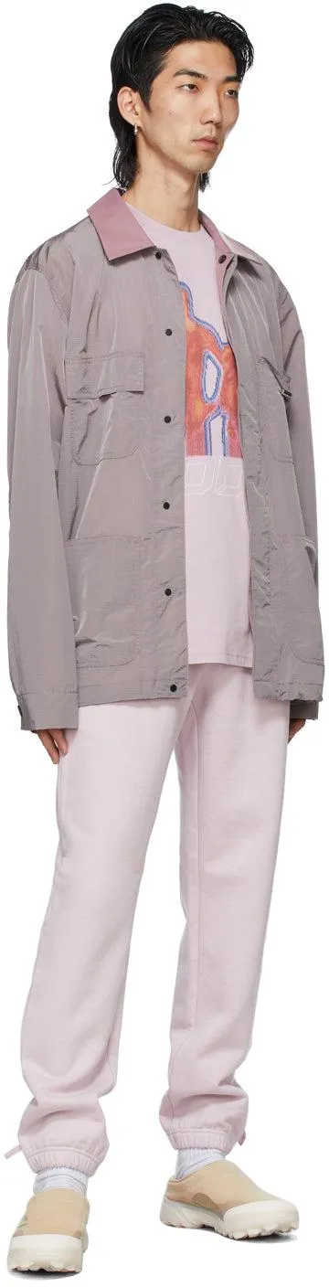 032c Purple Reflective Logo Lounge Pants