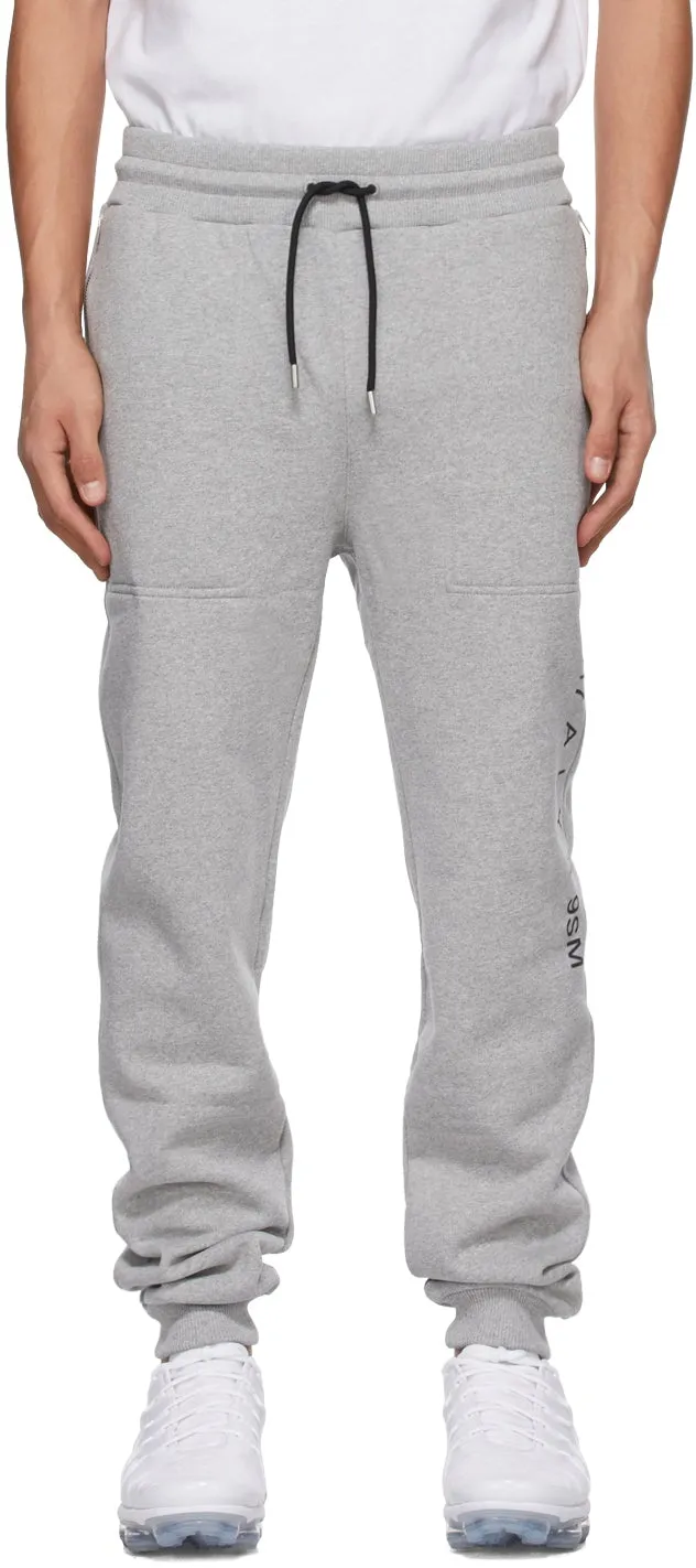 1017 ALYX 9SM Grey Visual Lounge Pants