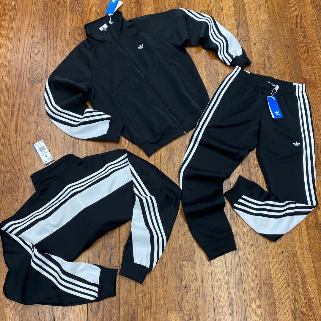 Adidas Original 3STRIPE WRAP TT TRACKSUIT Men’s - BLACK/WHITE