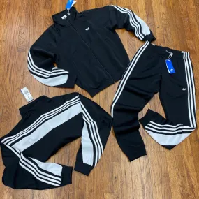 Adidas Original 3STRIPE WRAP TT TRACKSUIT Men’s - BLACK/WHITE