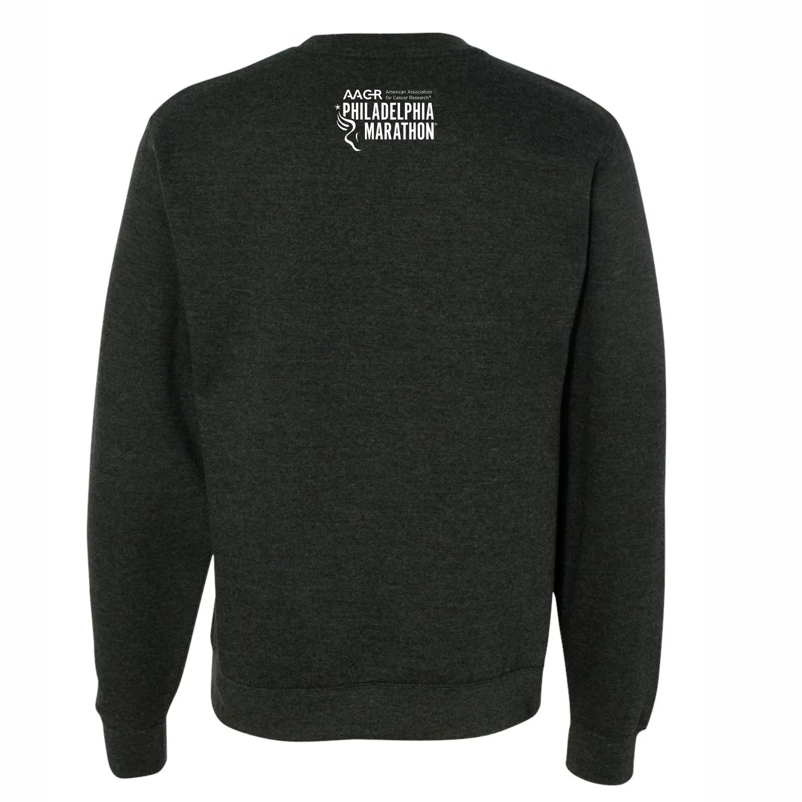 Adult Fleece Crew -Charcoal Heather- AACR Stripes