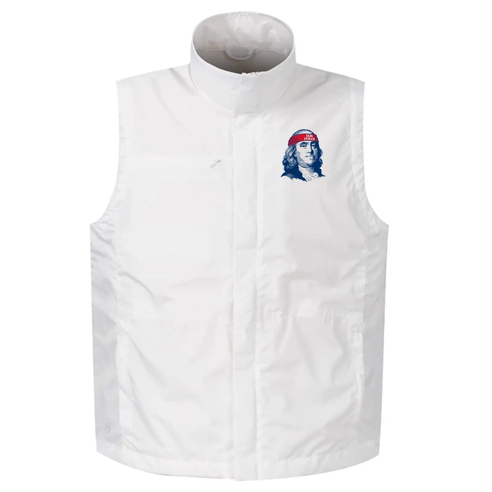 Adult Tech Zip Vest -White- Ben