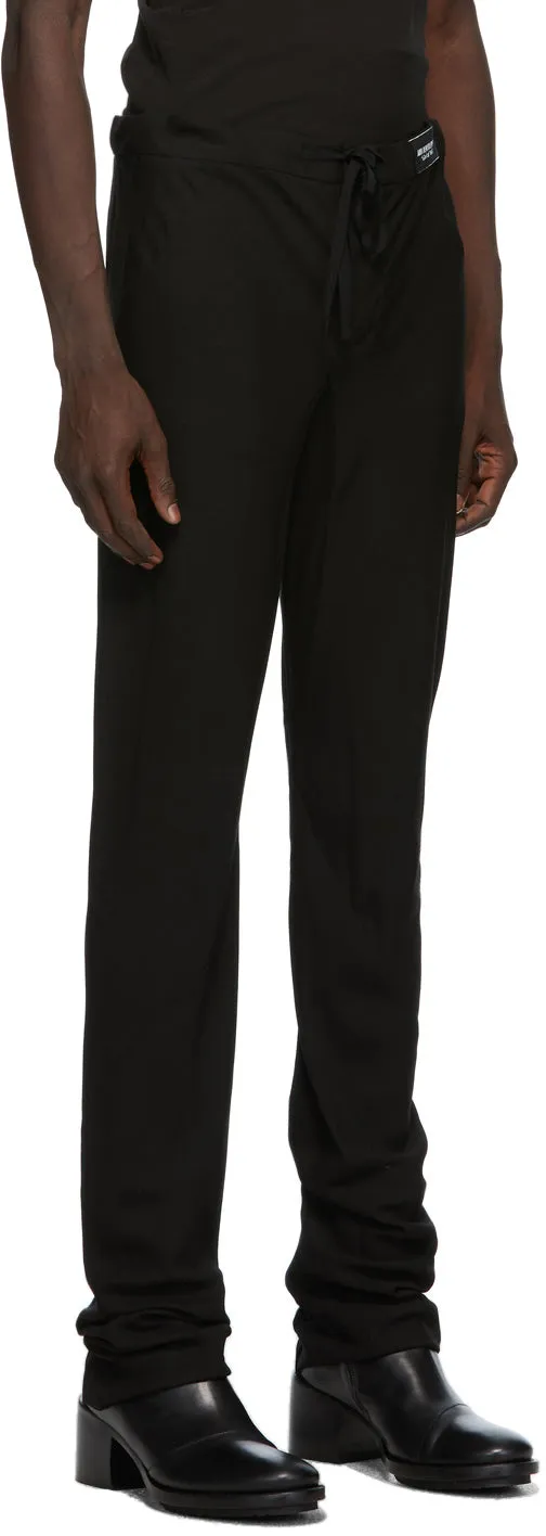 Ann Demeulemeester SSENSE Exclusive Black God Of Wild Pippa Trousers
