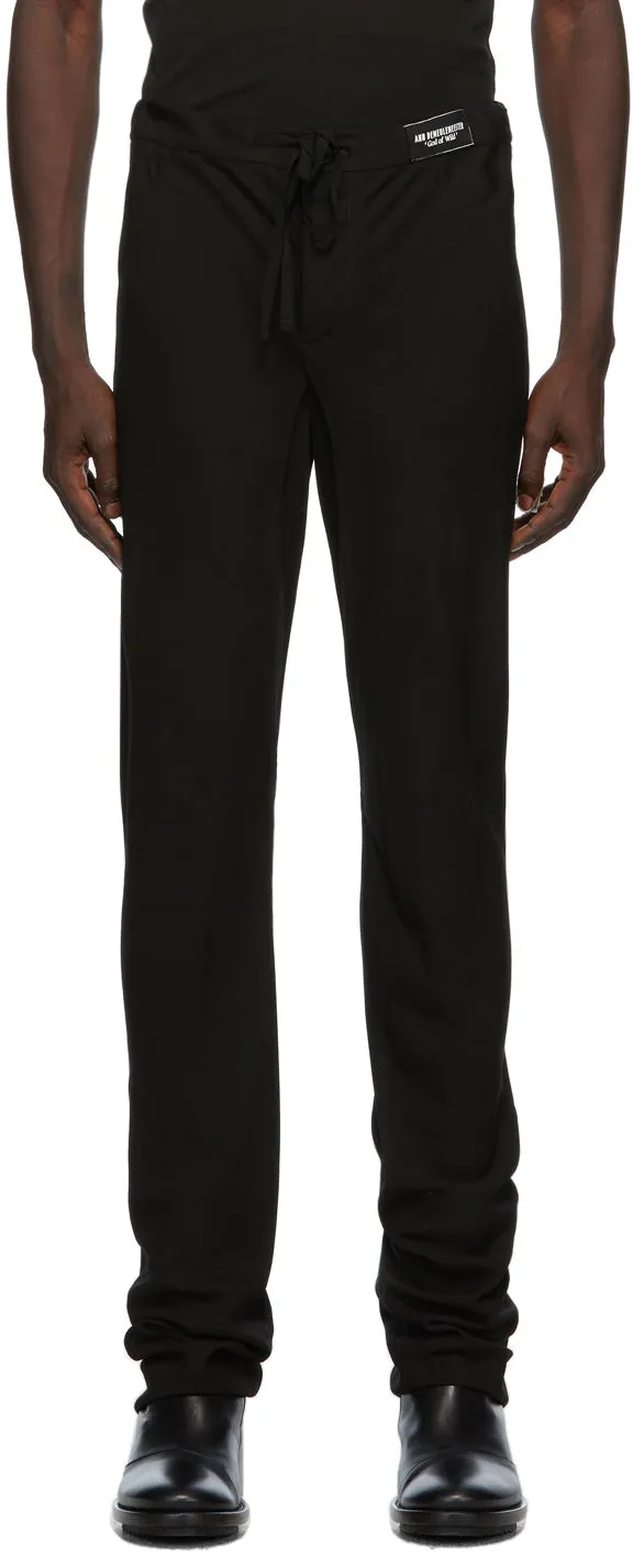 Ann Demeulemeester SSENSE Exclusive Black God Of Wild Pippa Trousers