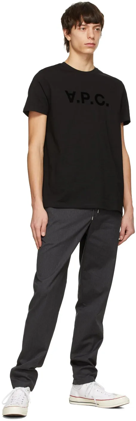 A.P.C. Grey Wool Kaplan Trousers