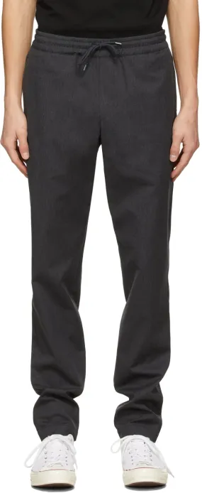 A.P.C. Grey Wool Kaplan Trousers