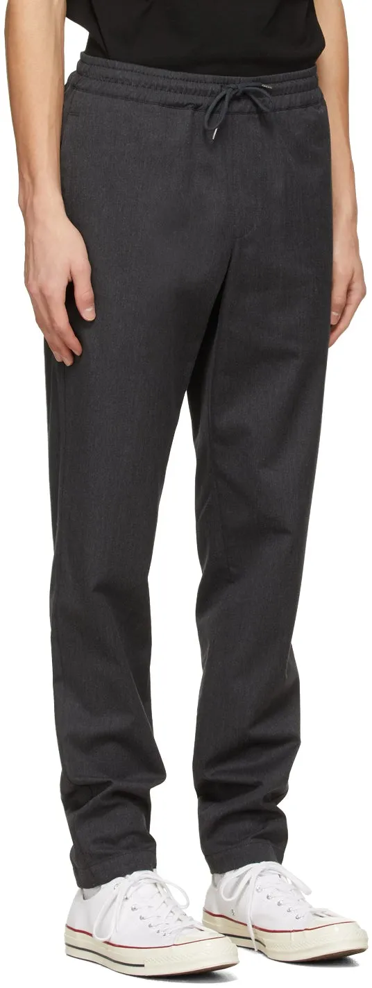 A.P.C. Grey Wool Kaplan Trousers