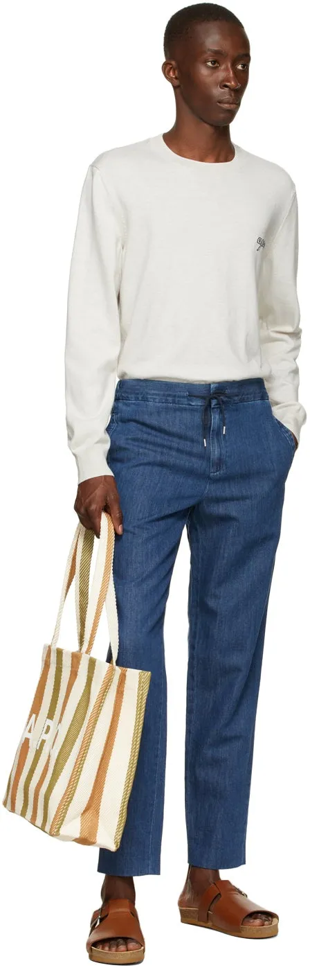 A.P.C. Indigo Denim Etienne Trousers