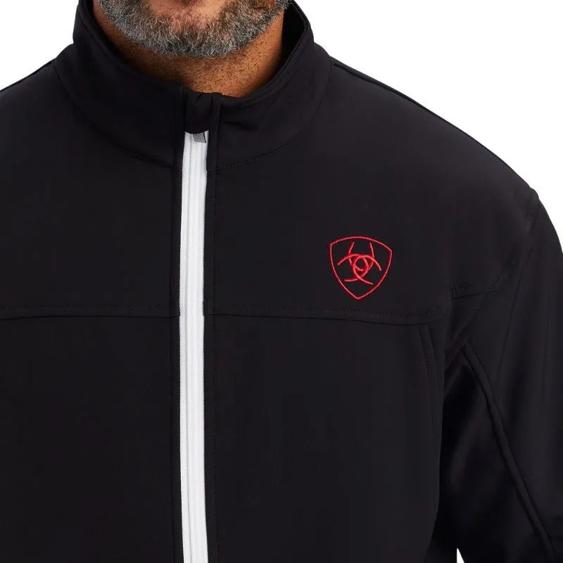 Ariat Men's New Team Softshell Mexico Brand SMU, Black