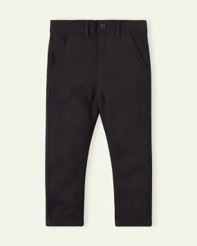 Black Slim Fit Chino Pants