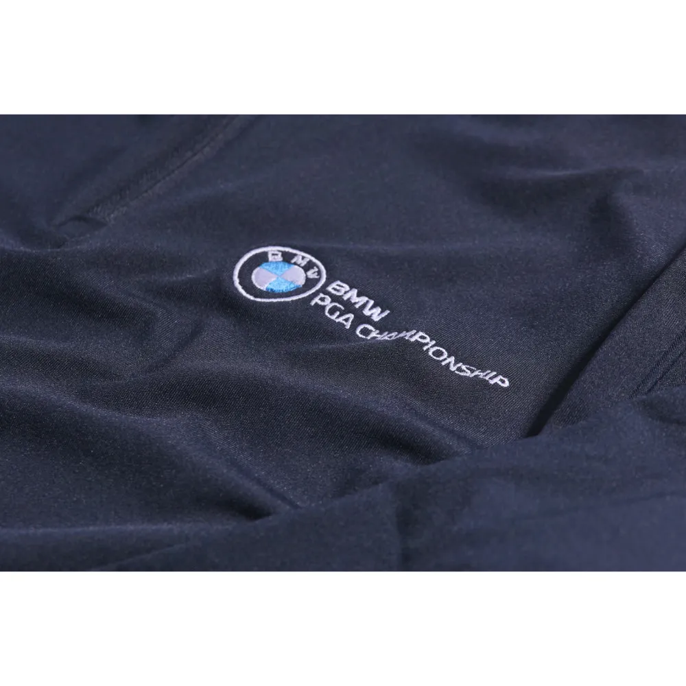 BMW PGA Championship Men's Navy 1/4 Zip Mid Layer