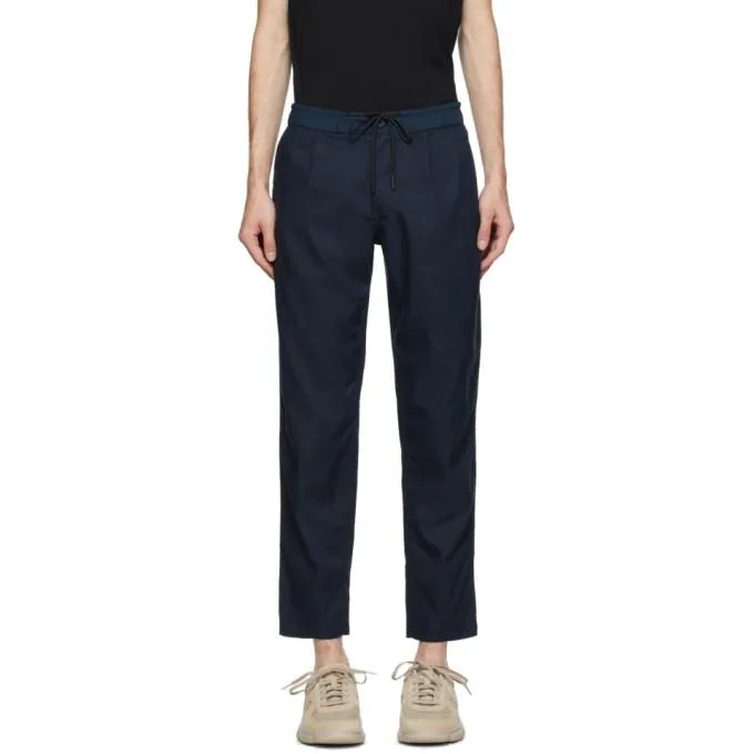 Boss Navy Tapered Trousers