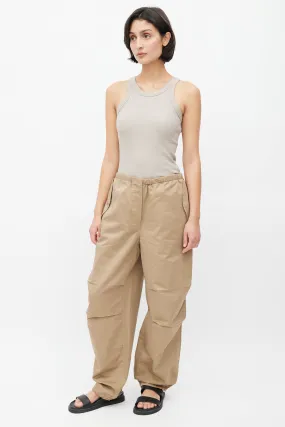 Brown Antica Drawstring Trouser