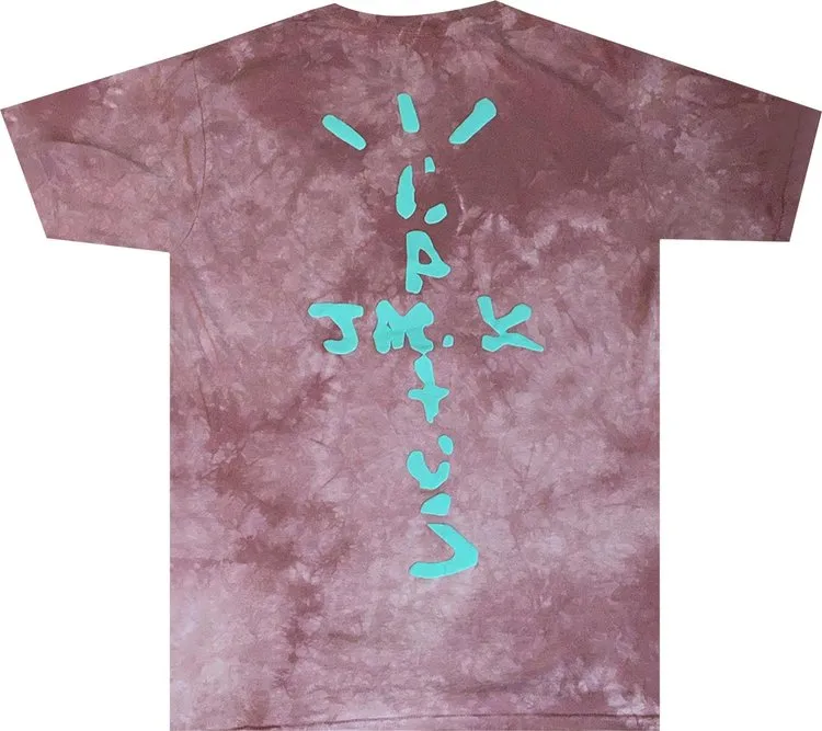 Cactus Jack by Travis Scott Jack Smile T-Shirt II 'Berry', Multicolor