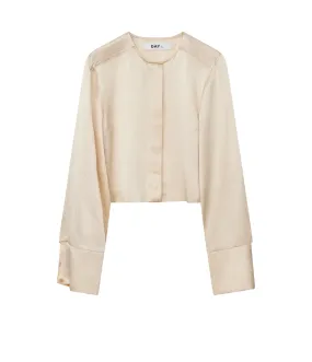Carin Blouse in Oyster Gray