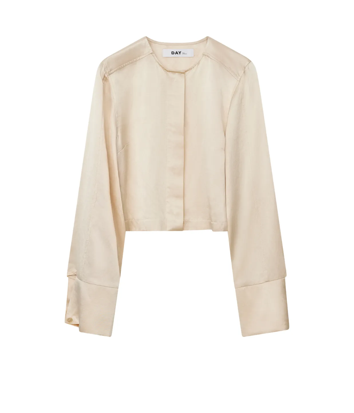 Carin Blouse in Oyster Gray