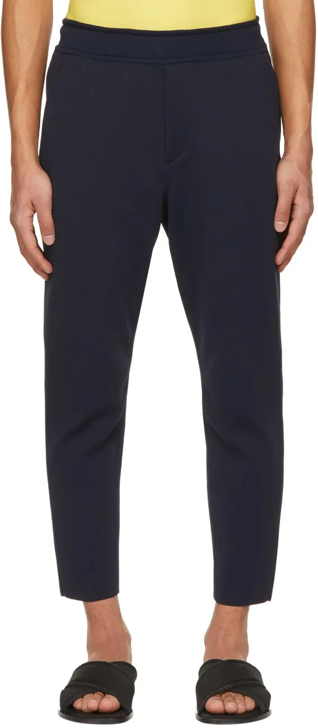 CFCL Navy Milan Rib Tapered Trousers