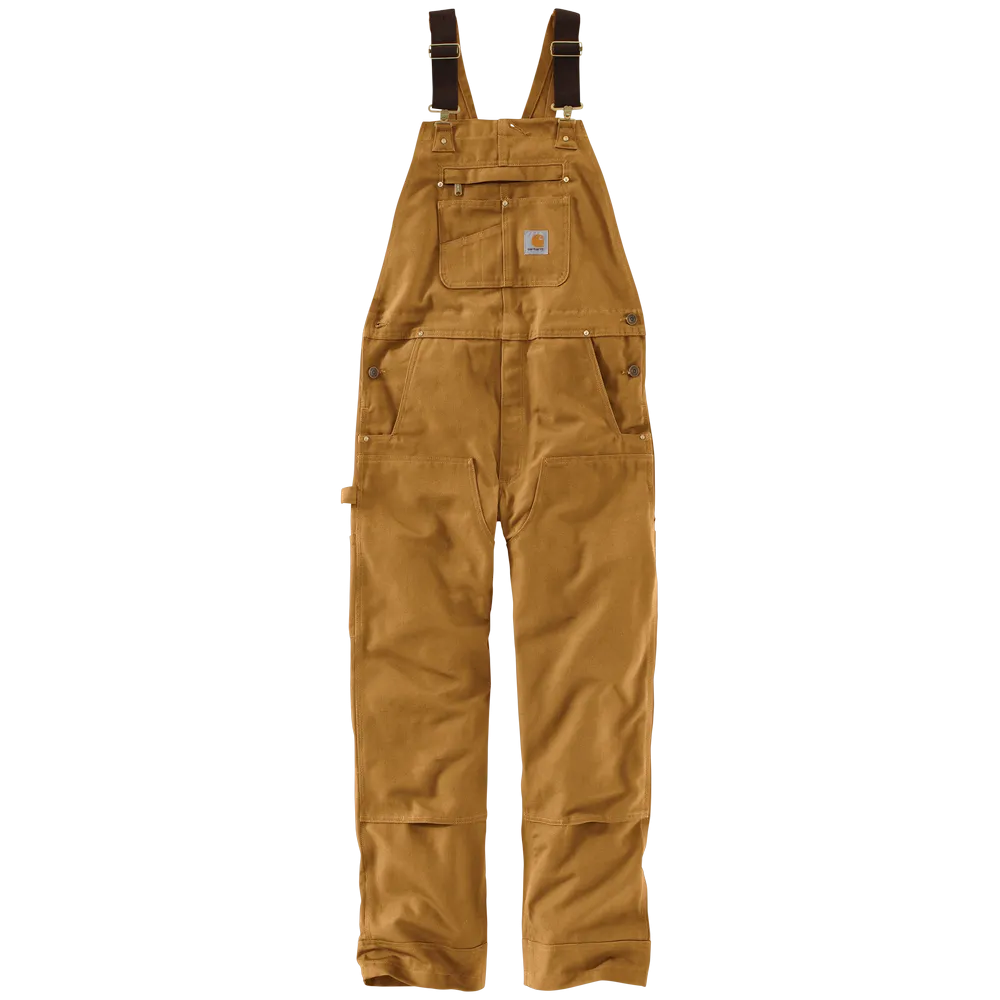 DUCK BIB OVERALLS - 211-Carhartt Brown | Carhartt 102776