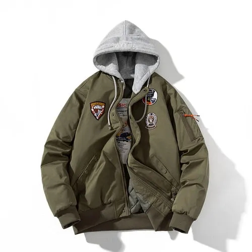 Embroidery Bomber Jacket