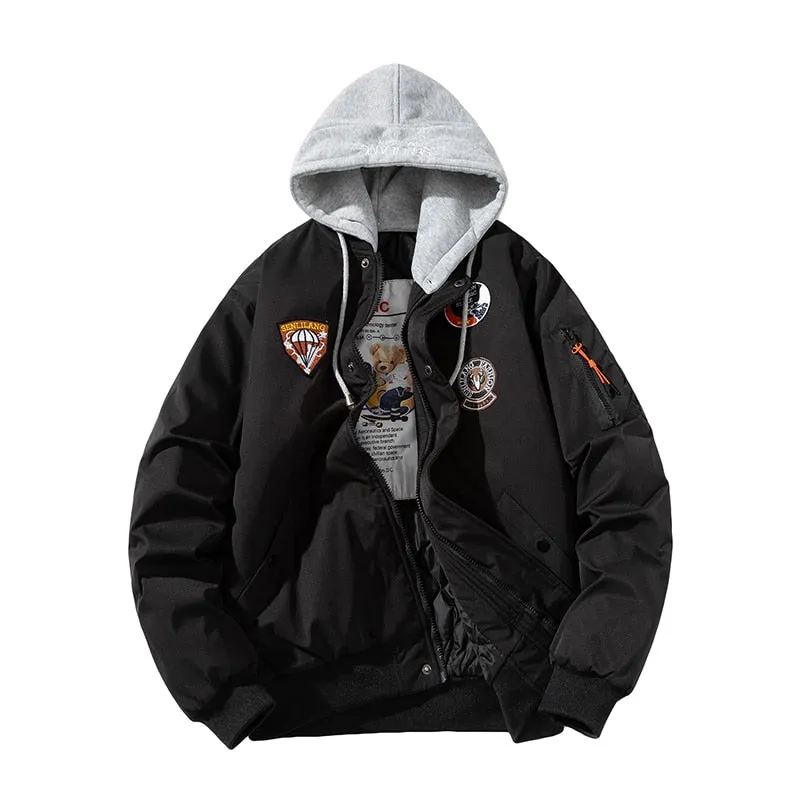 Embroidery Bomber Jacket