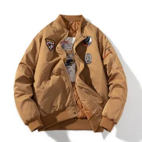 Embroidery Bomber Jacket