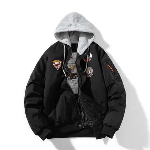 Embroidery Bomber Jacket
