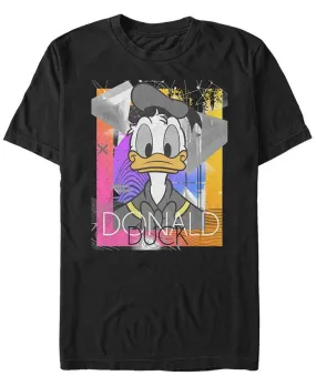 Fifth Sun Men's Eighties Duck Short Sleeve T-Shirt, Black