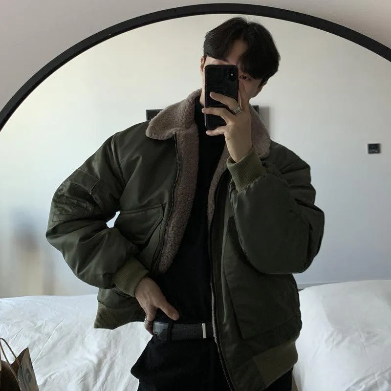 Fleece Bomber Jacket
