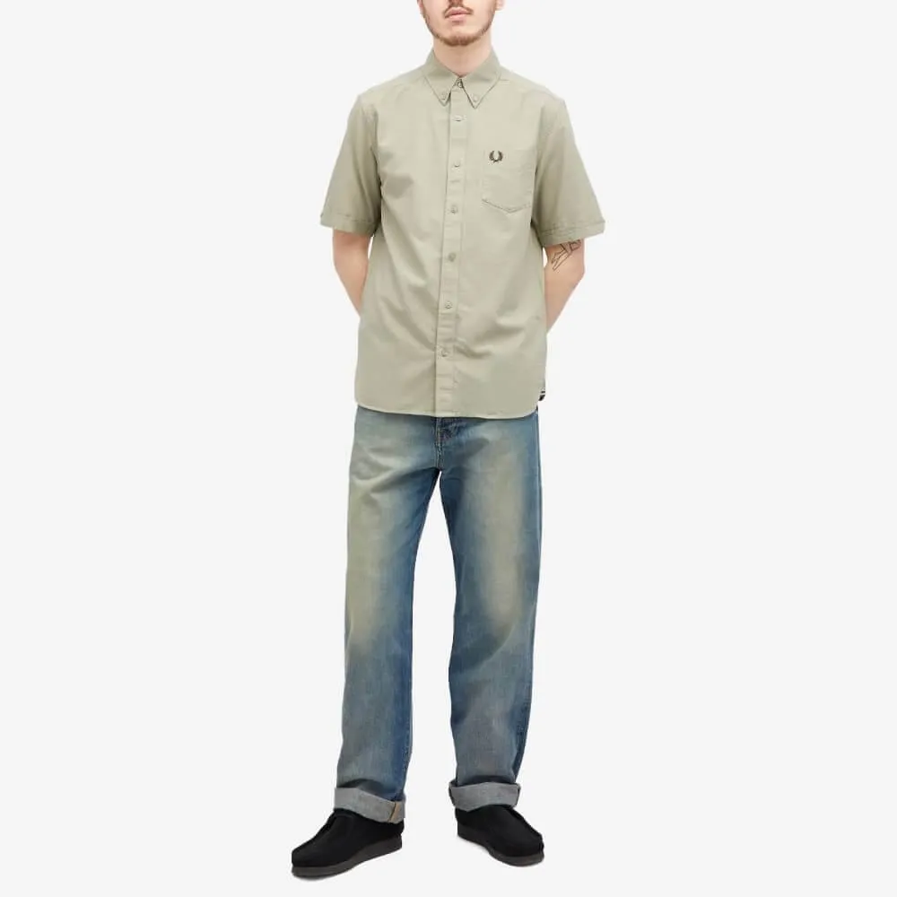 Fred Perry Oxford Shirt, Light Gray