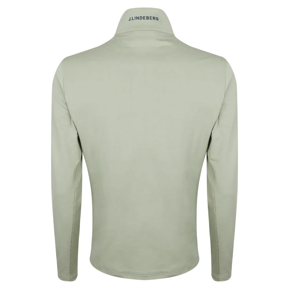 Genesis Scottish Open J.Lindeberg Men's Green 1/4 Zip Mid Layer