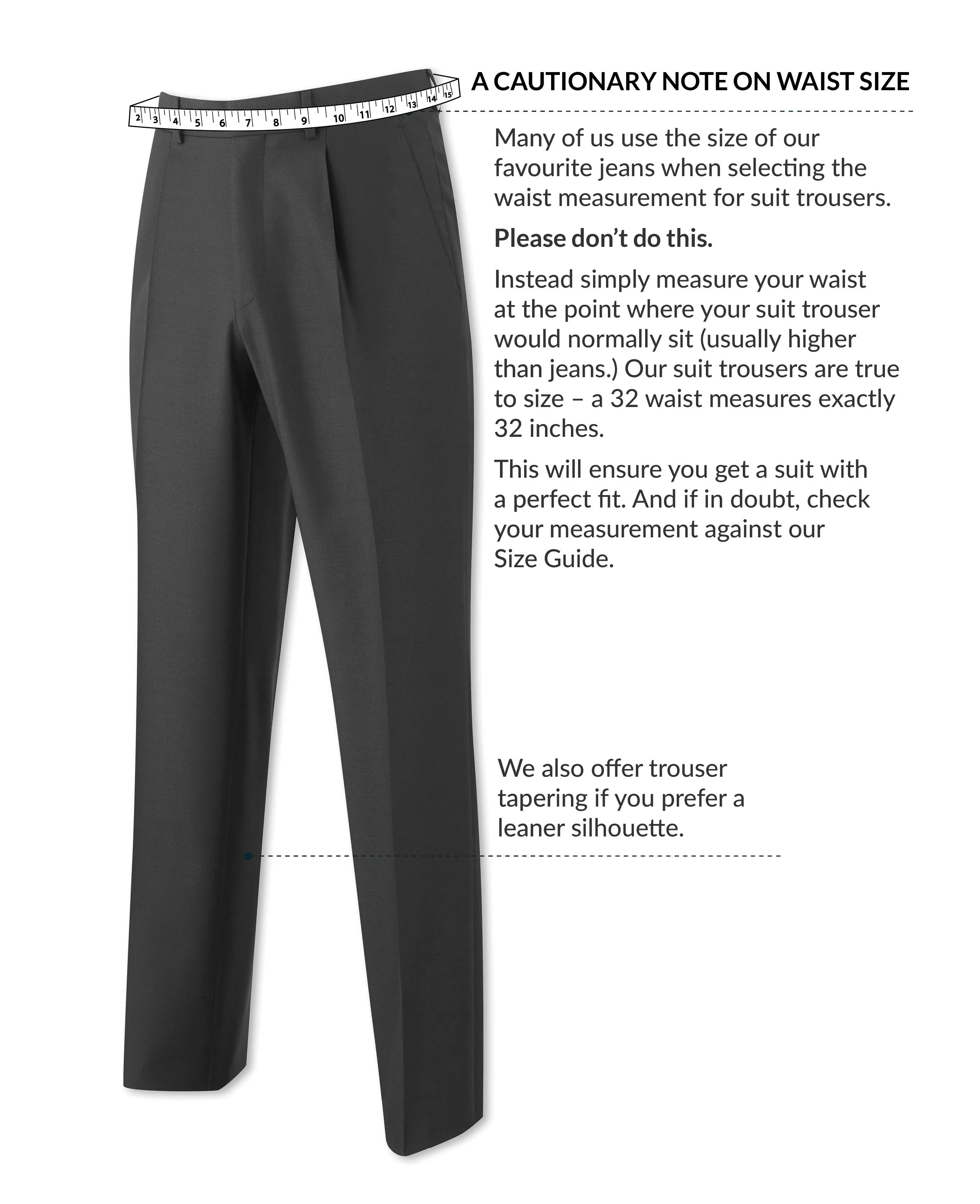 Grey Windowpane Check Tailored Suit Trousers