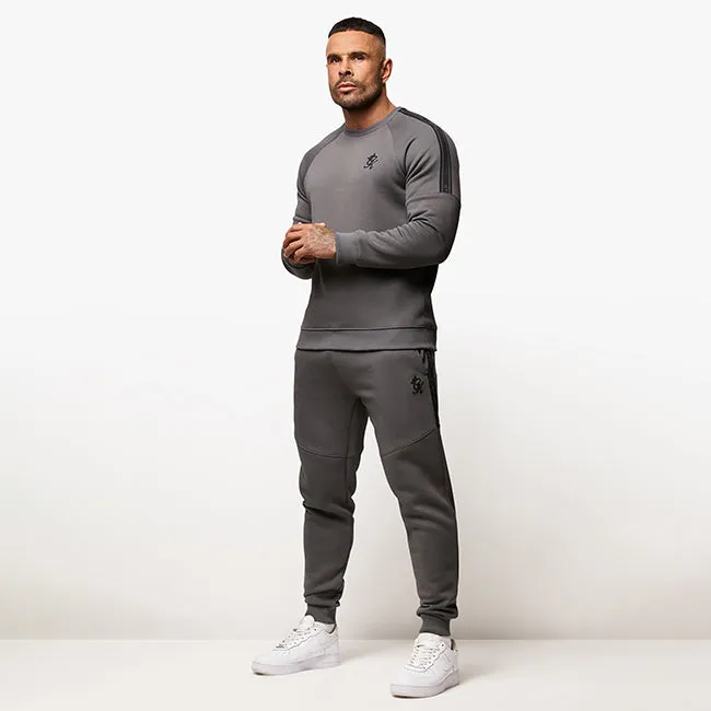 Gym King Premium Taped Tracksuit - Grey