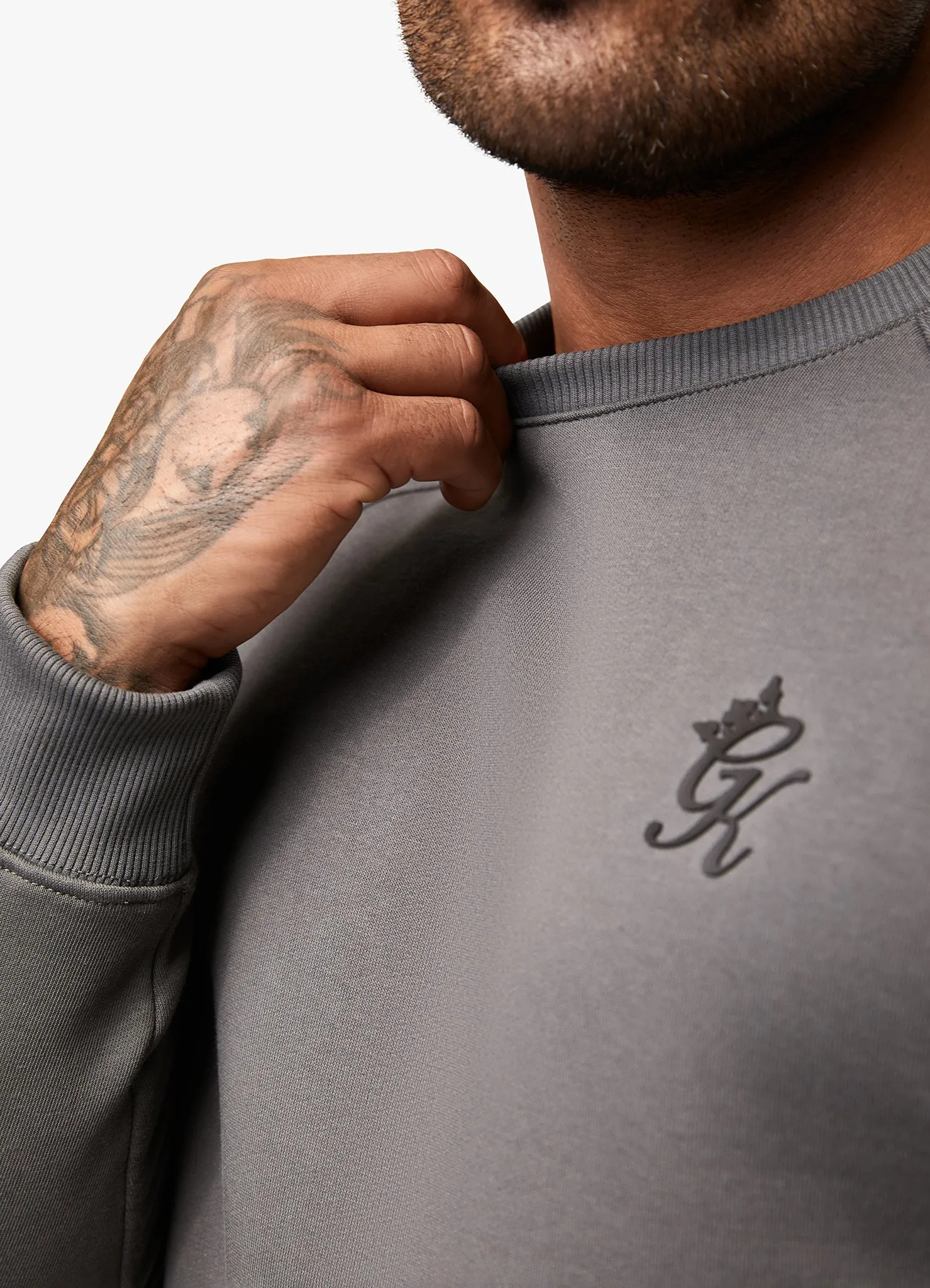 Gym King Premium Taped Tracksuit - Grey