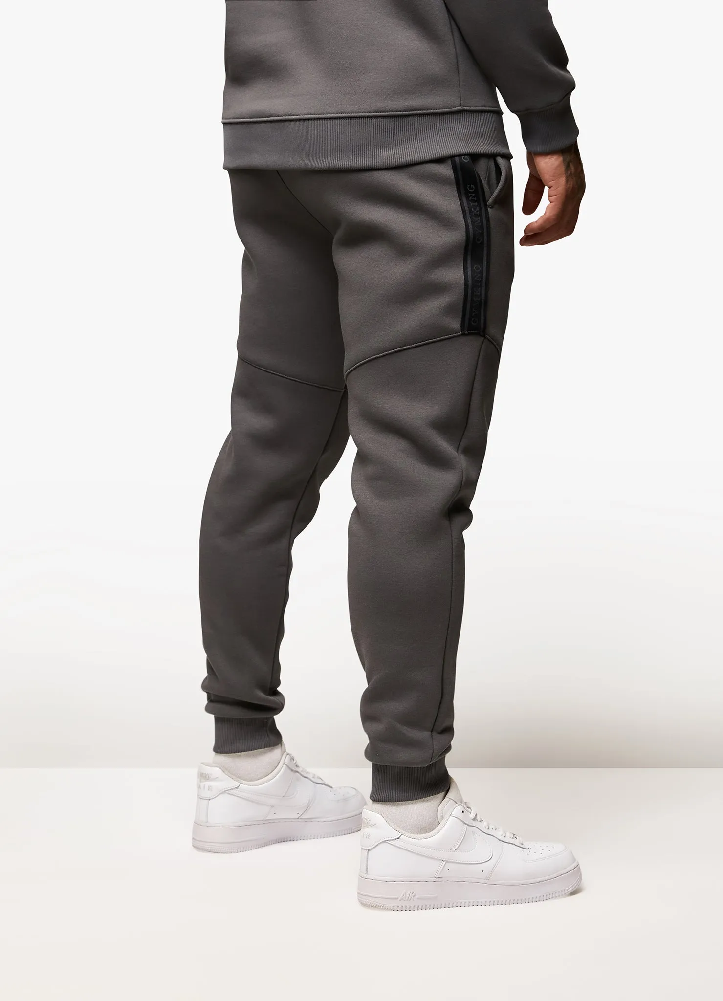 Gym King Premium Taped Tracksuit - Grey