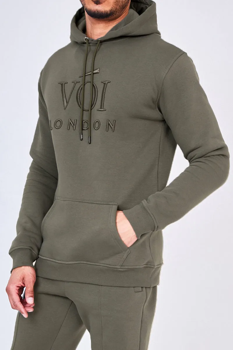 Holloway Road Fleece Tracksuit - Khaki