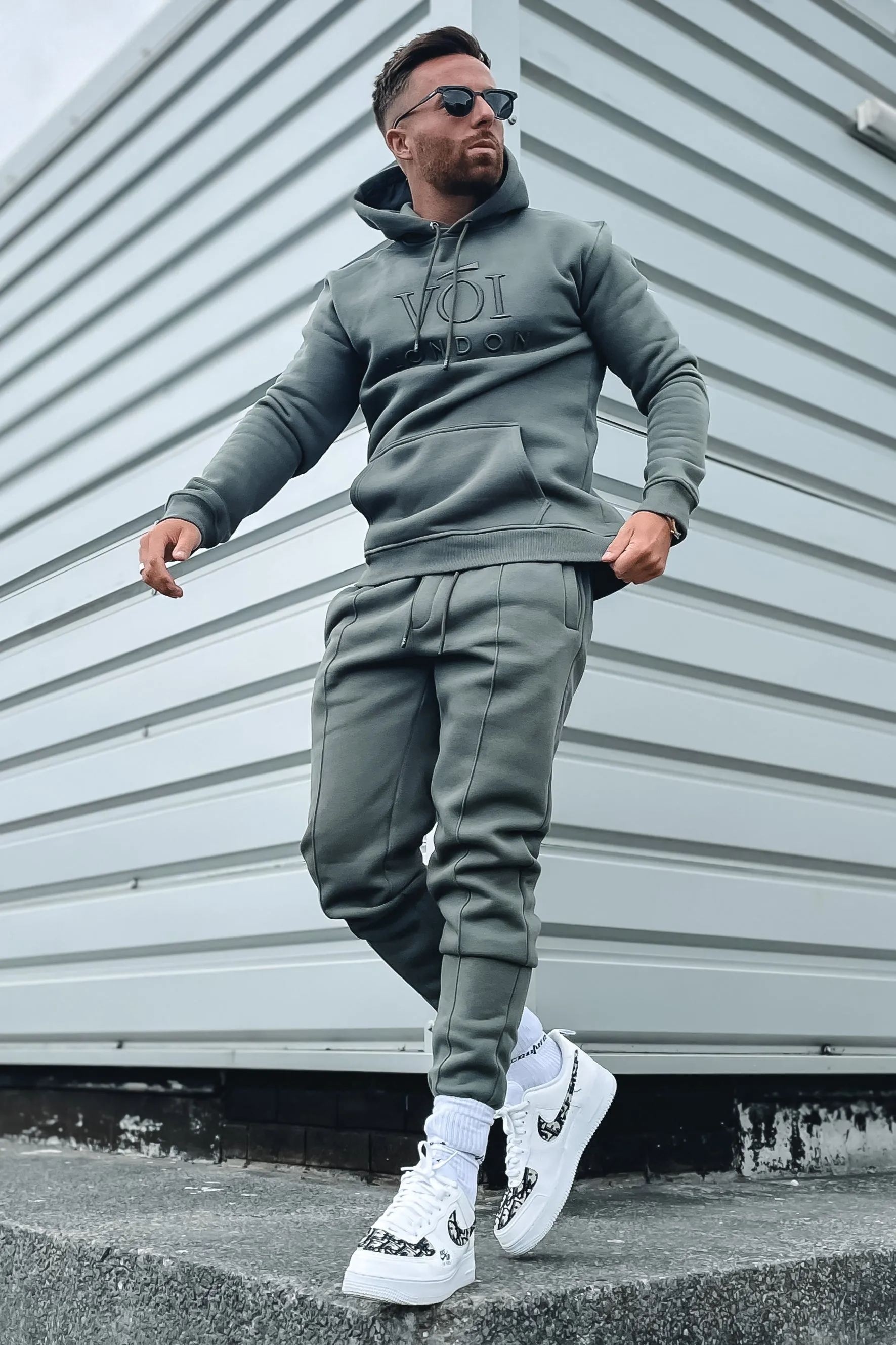 Holloway Road Fleece Tracksuit - Khaki