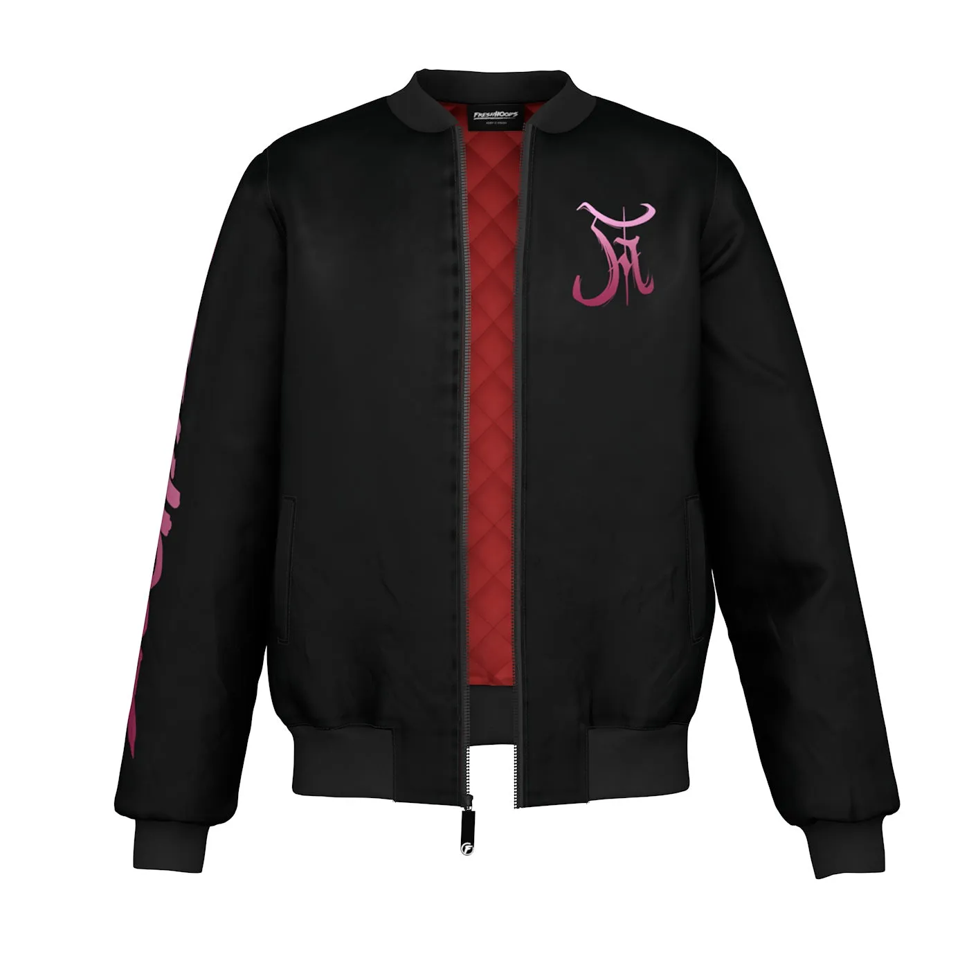 Horned Demon Skull Bomber Jacket