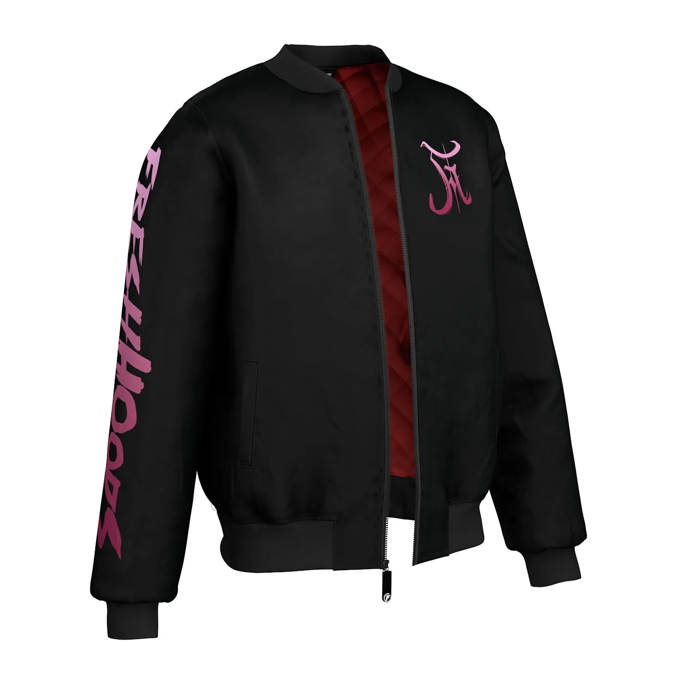 Horned Demon Skull Bomber Jacket