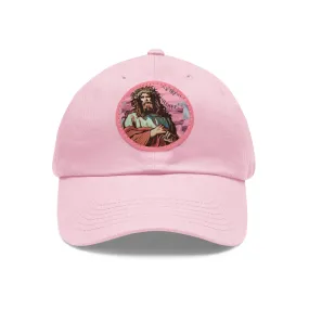Jesu Christ Dad Hat Leather Patch