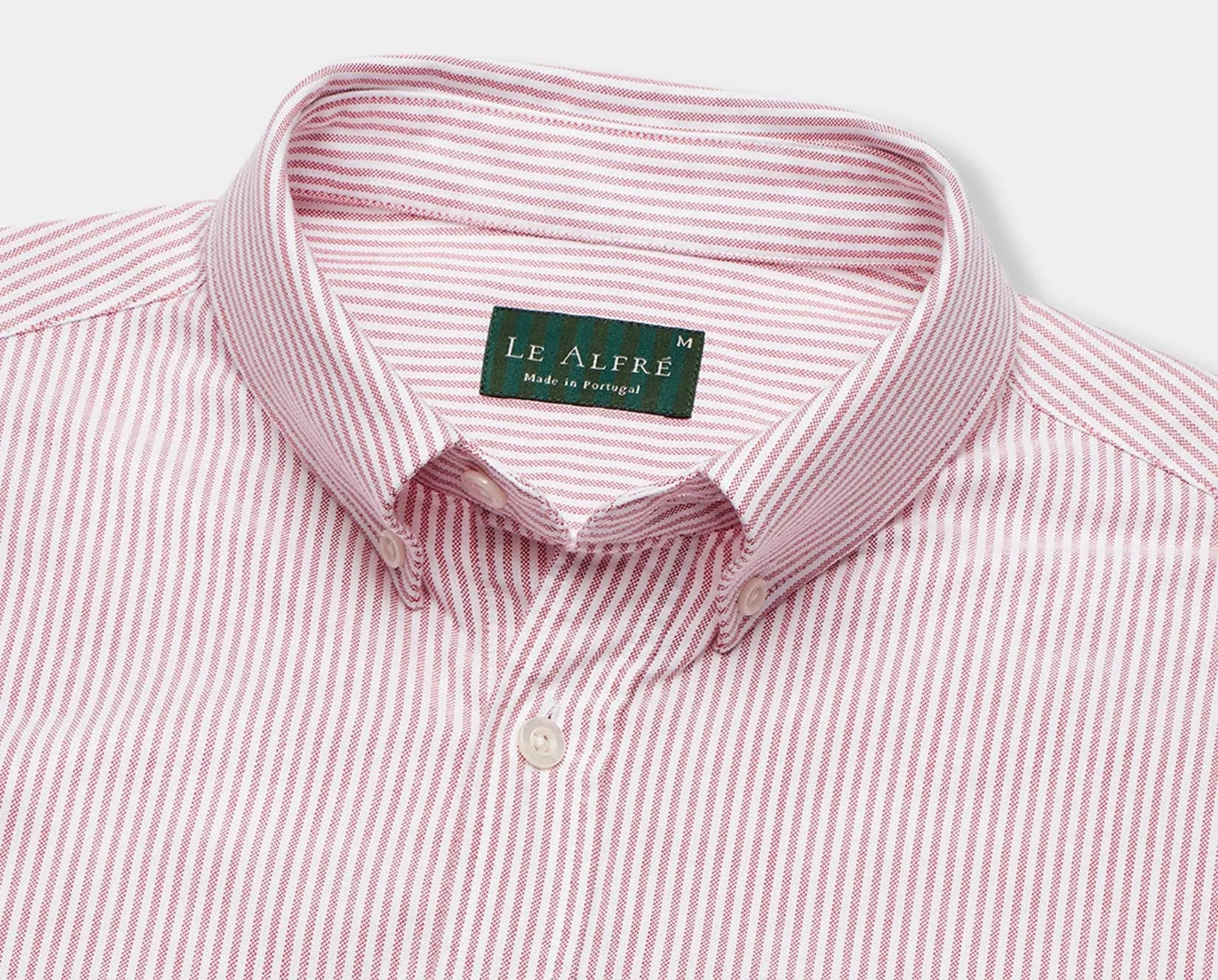 'Le Stripe' Oxford Shirt - Red