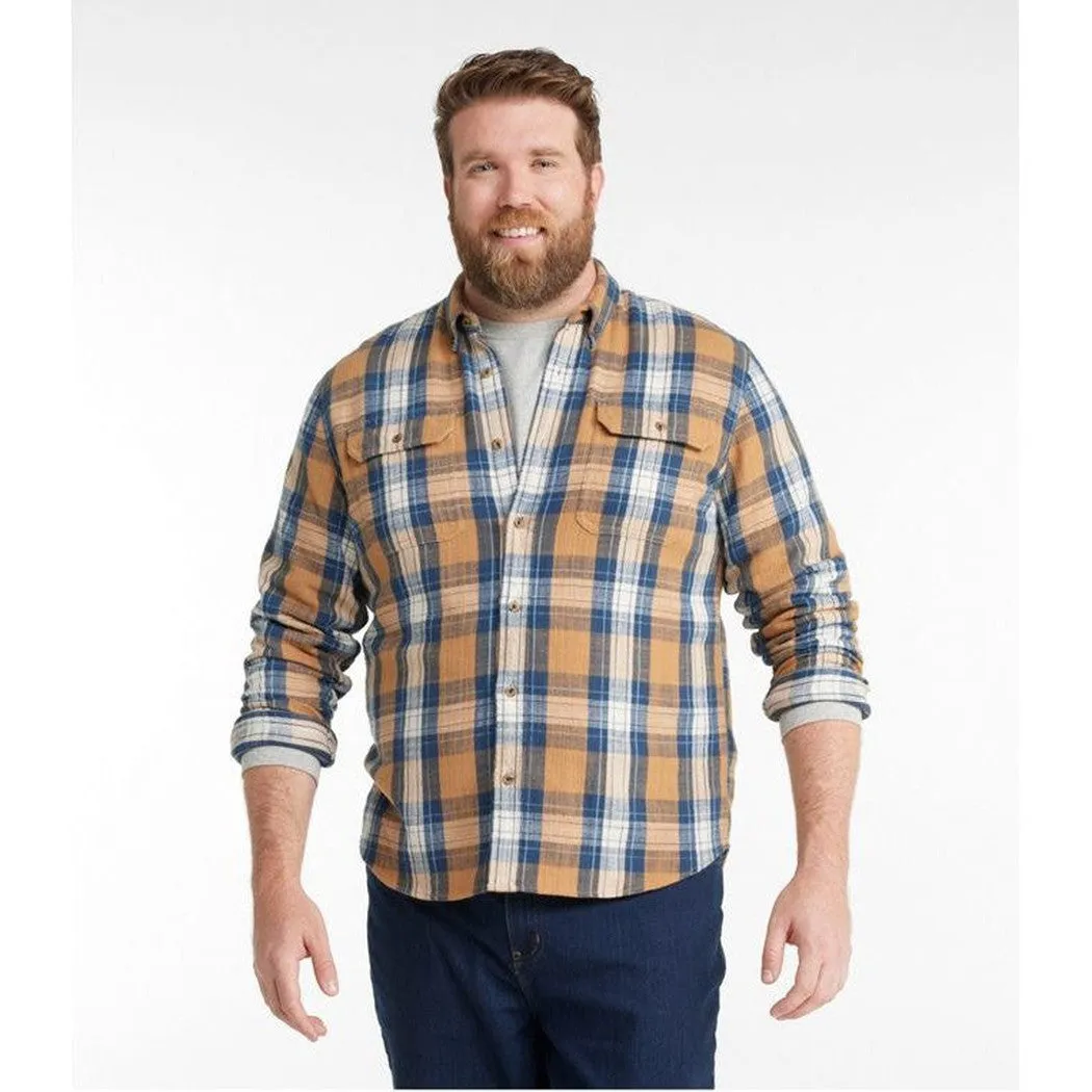 L.L.Bean Men's Regular 1912 Field Flannel Shirt Slightly Fitted Plaid