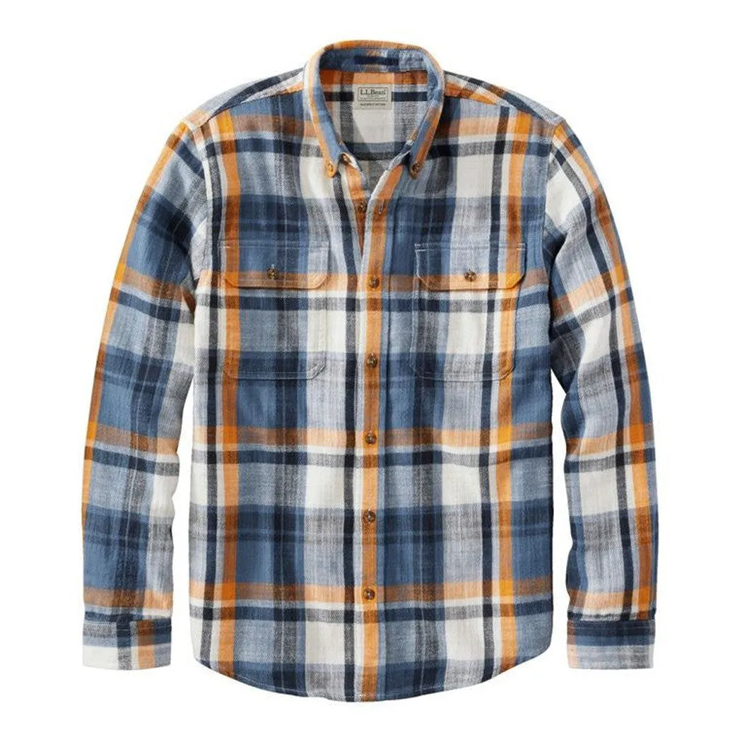 L.L.Bean Men's Regular 1912 Field Flannel Shirt Slightly Fitted Plaid