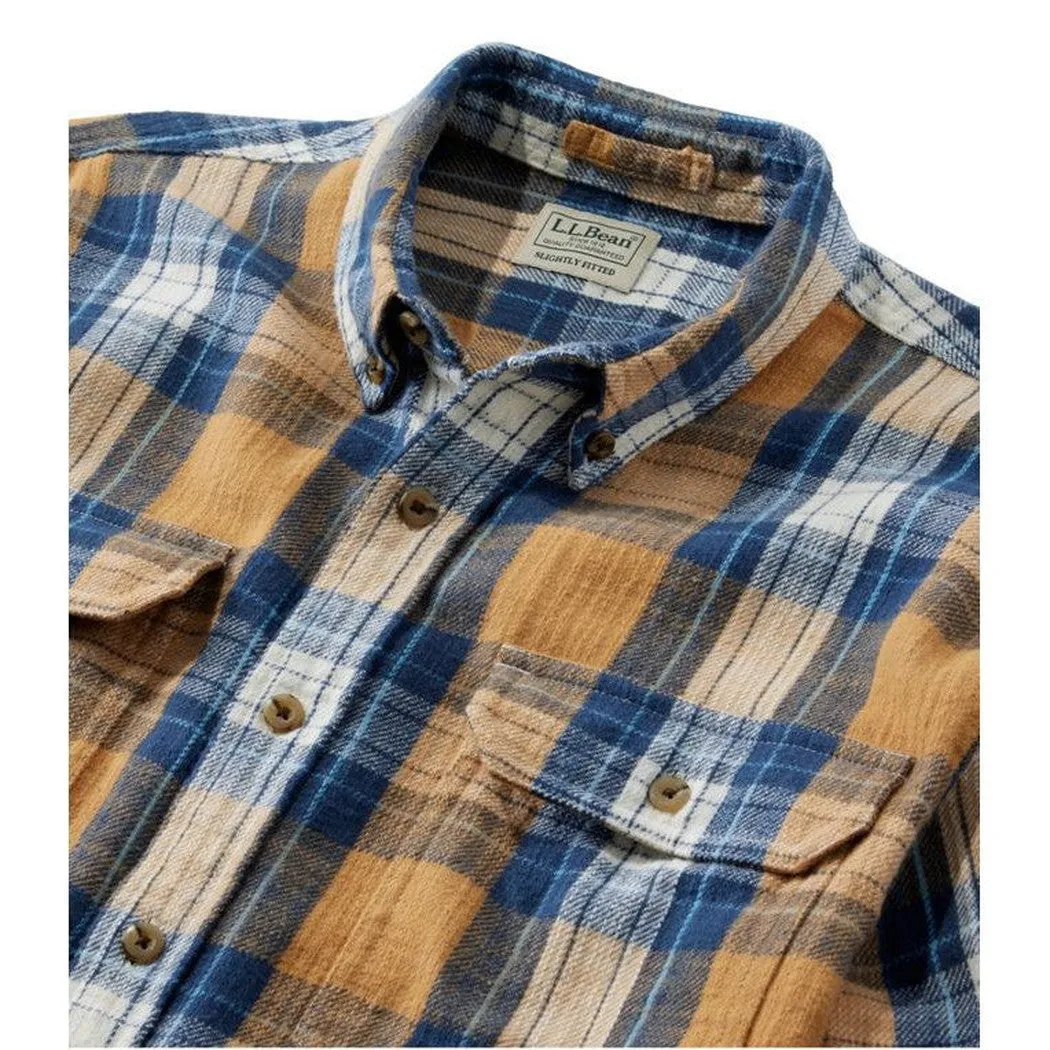 L.L.Bean Men's Regular 1912 Field Flannel Shirt Slightly Fitted Plaid