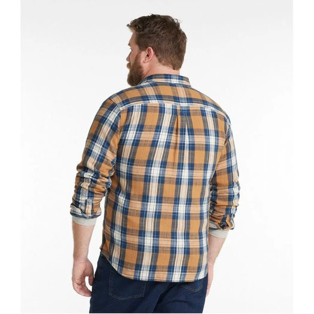 L.L.Bean Men's Regular 1912 Field Flannel Shirt Slightly Fitted Plaid