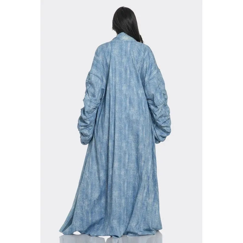 Maxi Denim Duster Coat