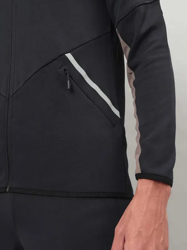 Men Solid Slim Fit Tracksuits with ELASTO LITE