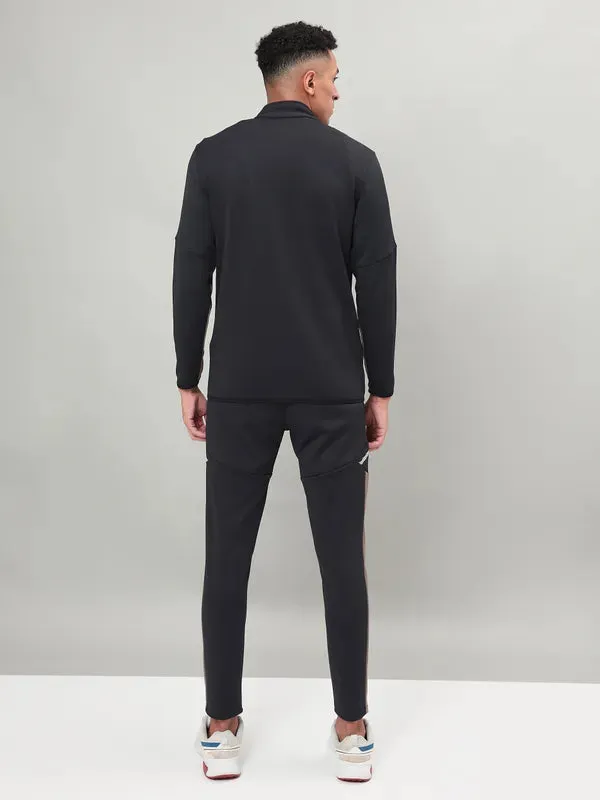 Men Solid Slim Fit Tracksuits with ELASTO LITE