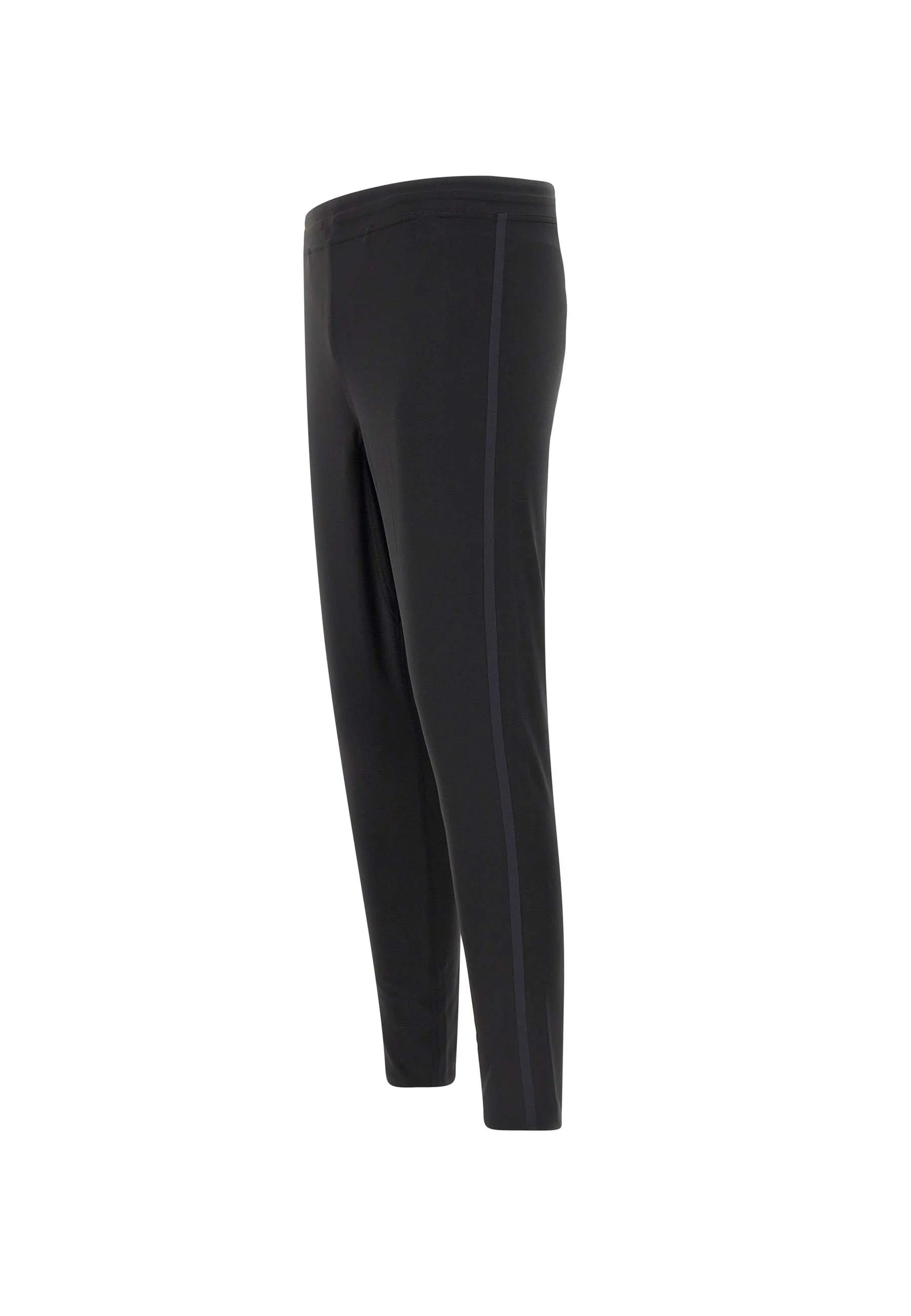 Men's Black Reflective Run Tights
