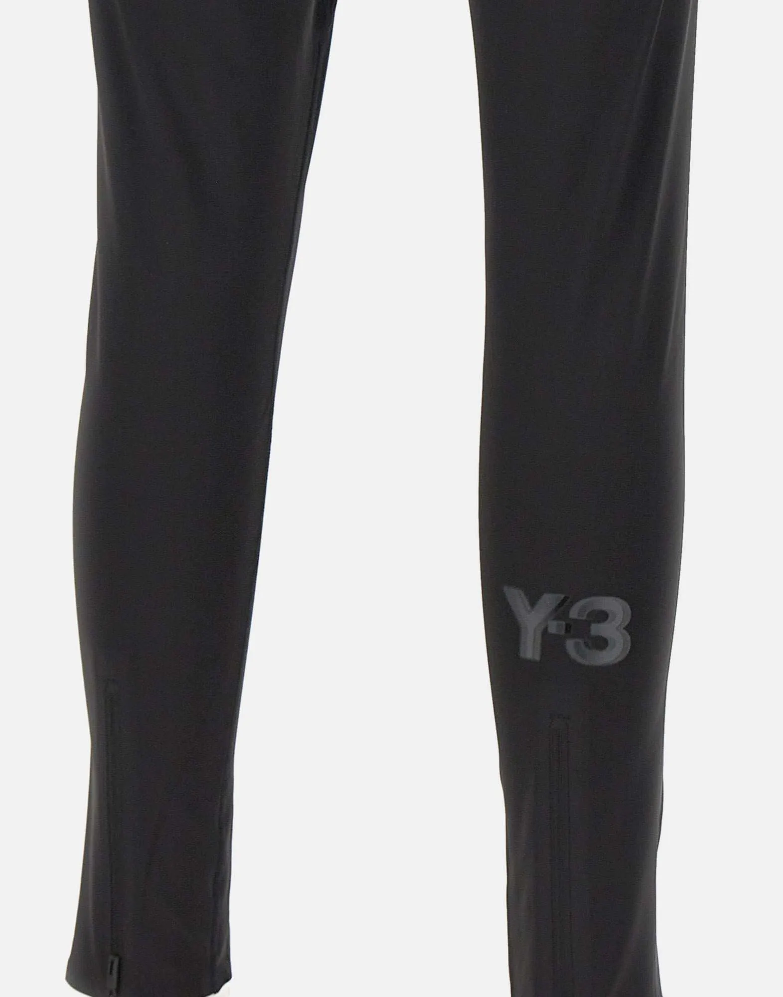 Men's Black Reflective Run Tights