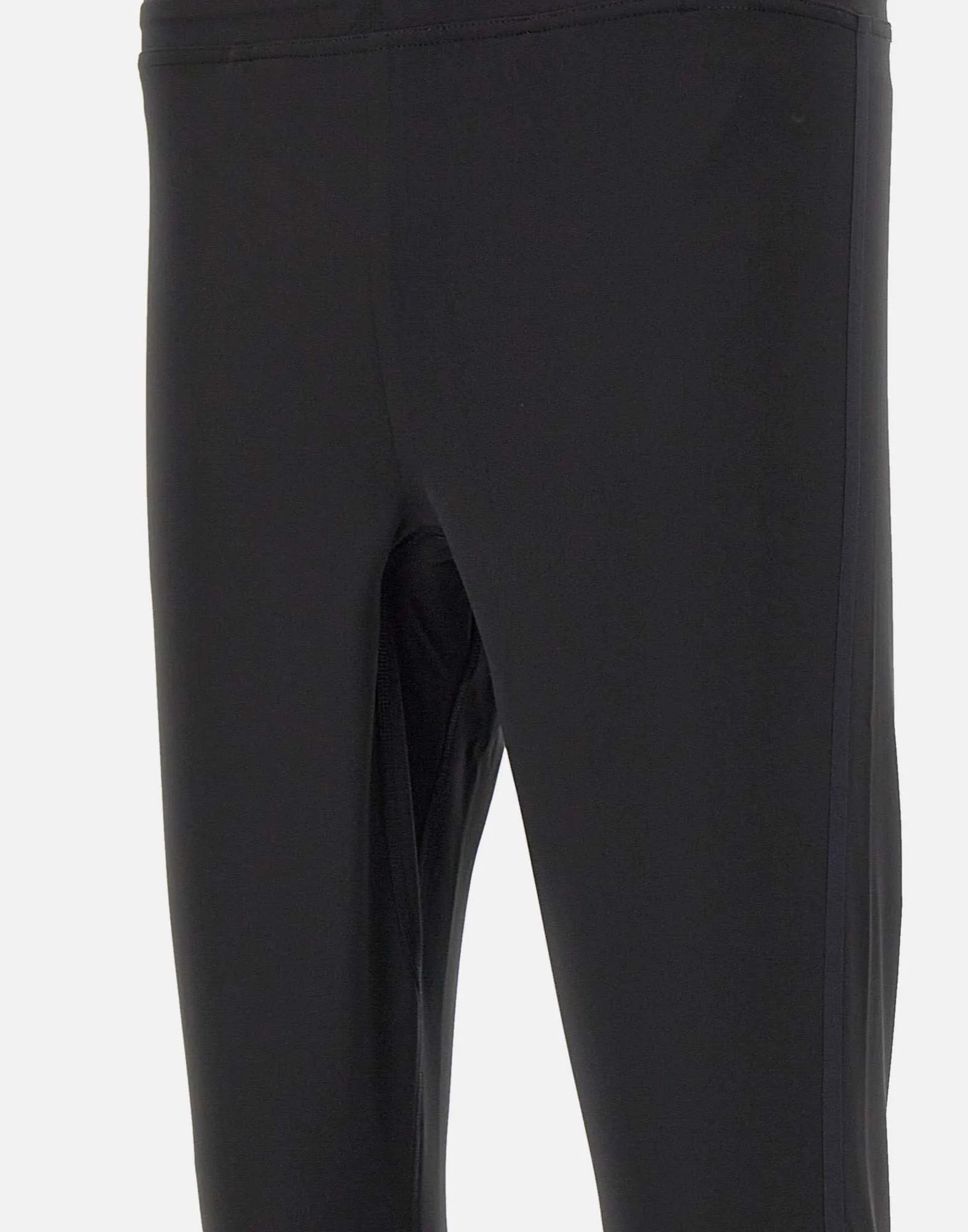 Men's Black Reflective Run Tights